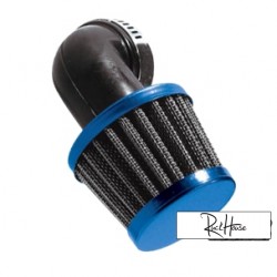 Air filter Tun'r KN style 90° (28-35mm) Blue