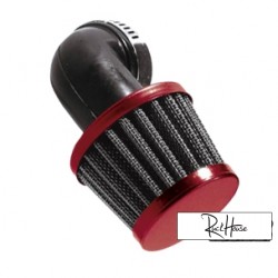 Air filter Tun'r KN style 90° (28-35mm) Red
