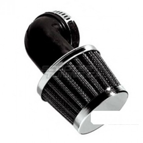 Airfilter Tun'r KN style 90° (28-35mm) Chrome