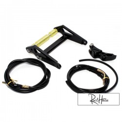 Frame Extension NCY 6.5'' Black Honda Ruckus