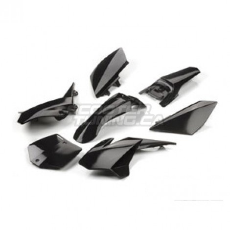 Pitbike Bodykit (7 parts) VocaHawk (Black)