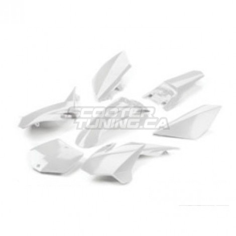 Pitbike Bodykit (7 parts) VocaHawk (White)
