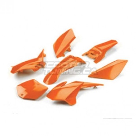 Pitbike Bodykit (7 parts) VocaHawk (Orange)