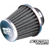 Airfilter Tun'r KN Style straight Chrome (28-35mm)