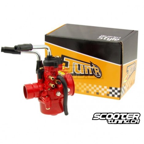 Carburetor Tun'r Red Edition 17.5mm manual Choke - Distribution  Scootertuning