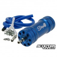 Boost bottle Stage6, blue anodised, incl. mounting material