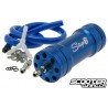 Boost bottle Stage6, blue anodised, incl. mounting material