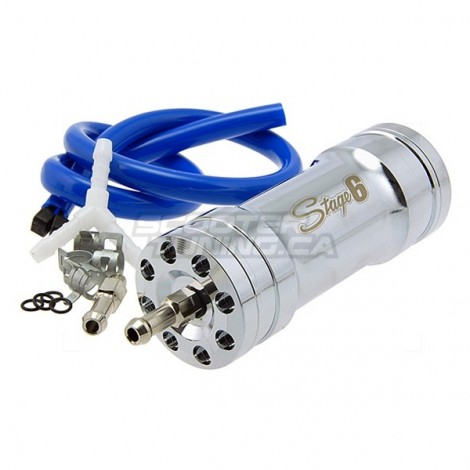 Boost Bottle Stage6, chrome, incl. mounting material
