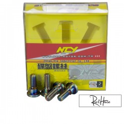 Brake Disc Screw NCY Electroplated (4) Honda Ruckus