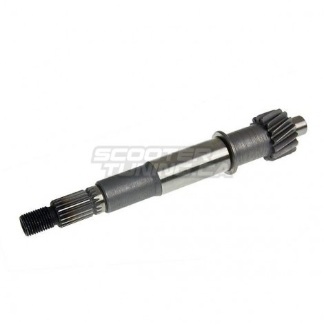 Drive shaft clutch side - 15 teeth for GY6 125-150cc