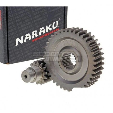 Secondary Gear kit Naraku 14/39 +10% for GY6 125-150cc