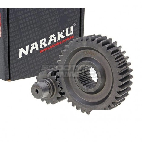 Secondary Gear kit Naraku 15/37 +20% for GY6 125-150cc