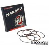 Piston ring set Naraku 50cc for Piaggio 4-stroke