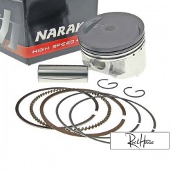 Piston set Naraku 50cc for Piaggio 4-stroke 2V