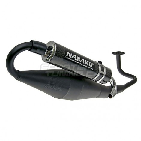 Exhaust Naraku Crossover Black/Carbon GY6 50cc