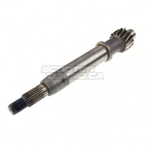 Drive shaft clutch side for GY6 50cc 139QMB/QMA