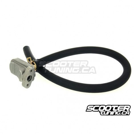 Exhaust secondary air system with tube for GY6 50cc