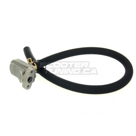 Exhaust secondary air system with tube for GY6 50cc