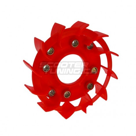 Cooling fan Naraku racing red GY6 50cc 139QMB/QMA