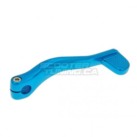 Kick starter aluminum blue for Honda, Kymco, 139QMB