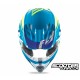 Helmet Fly Kinetic Full Speed Blue/Hi-Vis/White
