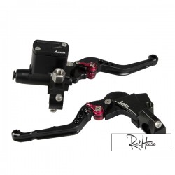 CNC Billet Controls levers set Adelin PCX Black (Cable&Hydrolic)