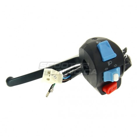 Left handle switch assy with brake lever (Version 1)