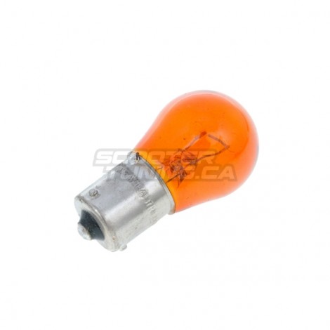 Turn Signal Bulb BAU15S (12V-21W)  PY21W Orange