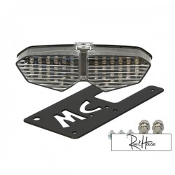 Tail Light R6 Style with Bracket (Clear) Honda Ruckus