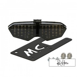 Tail Light R6 Style with Bracket (Light Smoke) Honda Ruckus