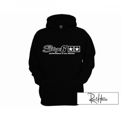 Hoody Stage6 Black Unzipped