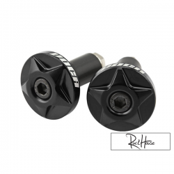 Embouts de Guidon Voca Racing Noirs
