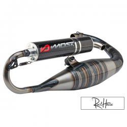 Exhaust System Most Wicked Carbon 70cc Minarelli Vertical