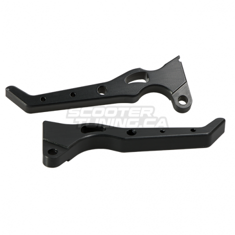 Billet CNC Short Brake Levers TRS Black