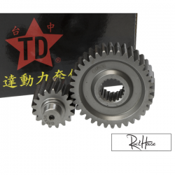 Secondary Gear Kit Taida 15/37 +20% for GY6 125-150cc