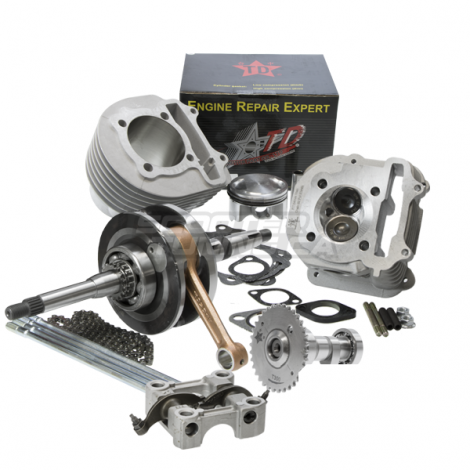 Engine Combo Taida Ceramic 205cc 2V (54mm Spacing)