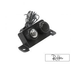 Battery Cover Light Button TRS Black Honda Ruckus
