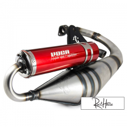 Exhaust System Voca Sabotage Red Minarelli Vertical