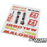 Malossi sticker set