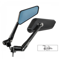 Mirror set F1 Series CNC Black M8/M10 (2X)