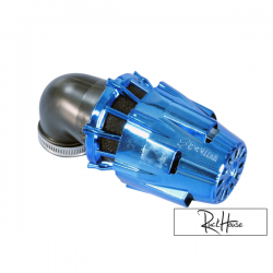 Air filter Polini Short 90° Blue (37mm)