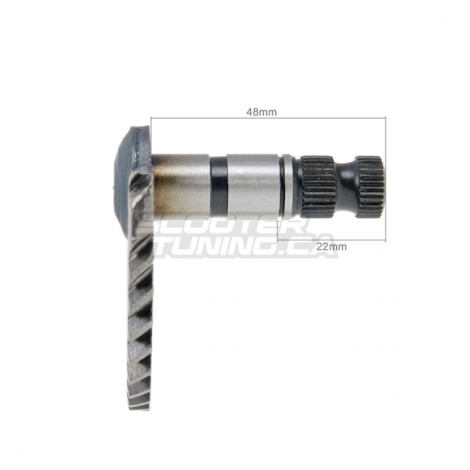 Kickstart Shaft (48mm/22mm) for GY6 50cc 139QMB/QMA
