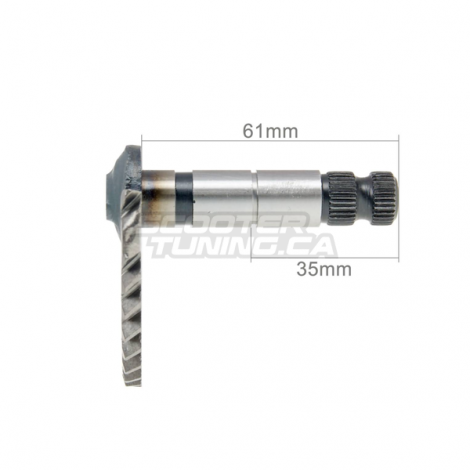 Kickstart Shaft (61mm/35mm) for GY6 50cc 139QMB/QMA