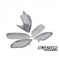 Tail Light / Indicator set lens STR8 Black (SR50)
