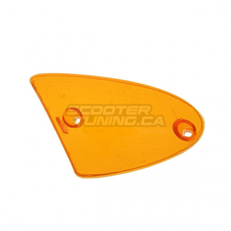 Left front indicator light lens Amber (SR50 Minarelli)