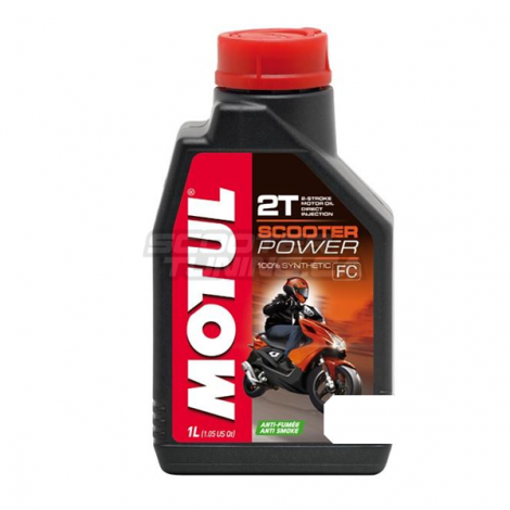 Motul 2T Oil Scooter Power 100% Synthetic – Anti Smoke (1L)