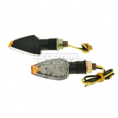 (2X) Indicator Light Led New Century Black