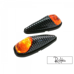 (2X) Indicator Light Str8 Raindrop Carbon