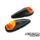 (2X) Indicator Light Str8 Raindrop Carbon